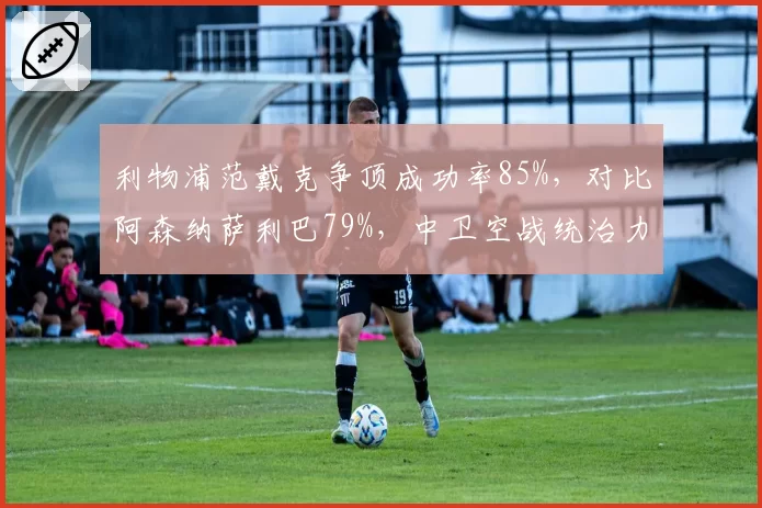 利物浦范戴克争顶成功率85%，对比阿森纳萨利巴79%，中卫空战统治力左右防线